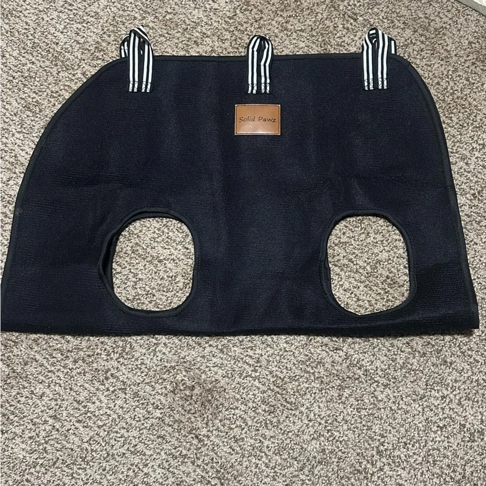 NEW Solid Pawz Black Dog Hammock for Grooming
